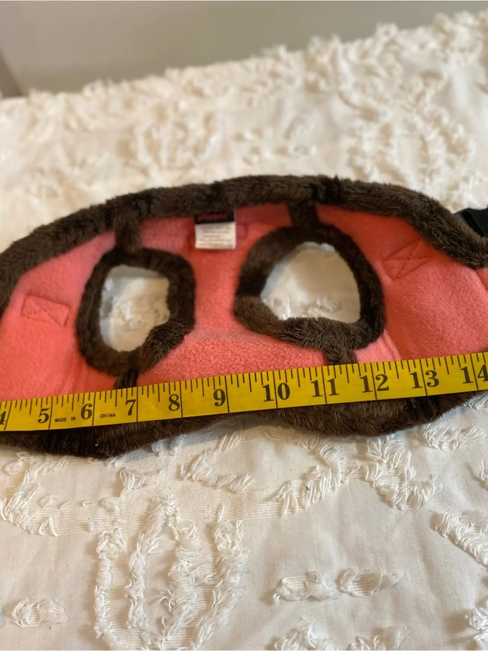 Puppia Pink and Brown Plaid Medium Pet Harness Vest